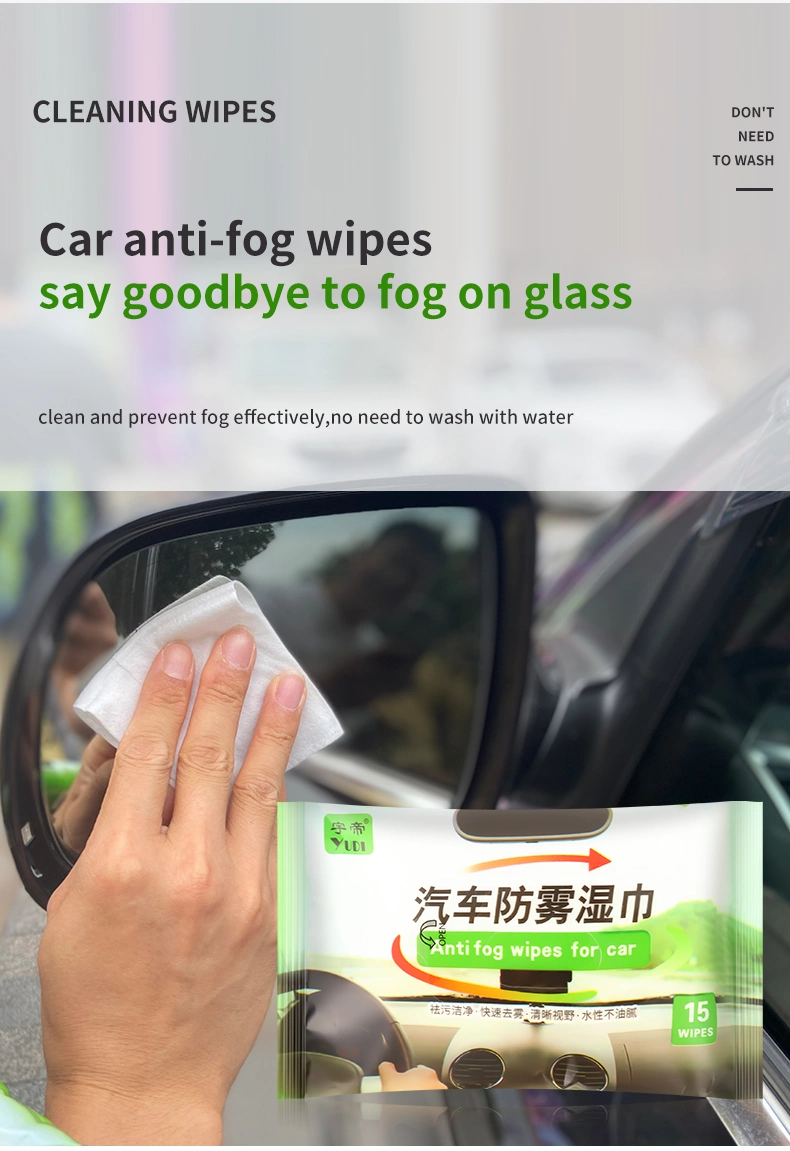 15PC High Quality Pre-Moistened Multipurpose Car Wipes Car Care Cleaning Wipes