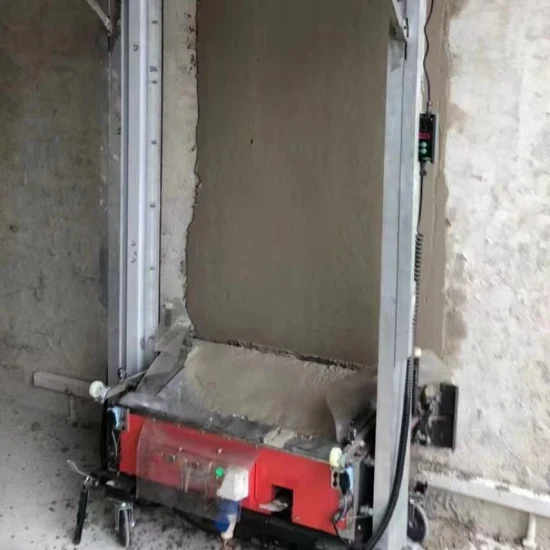 Máquina electrónica automática de pulverización de yeso para pared, renderizado de hormigón, precio de máquina automática para enlucido de pared