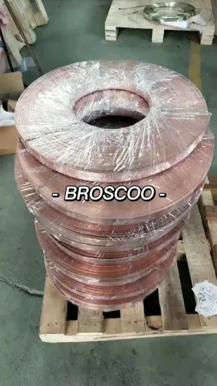 Cinta de lámina de cobre de corrosión de óxido plano de metal flexible para soldar
